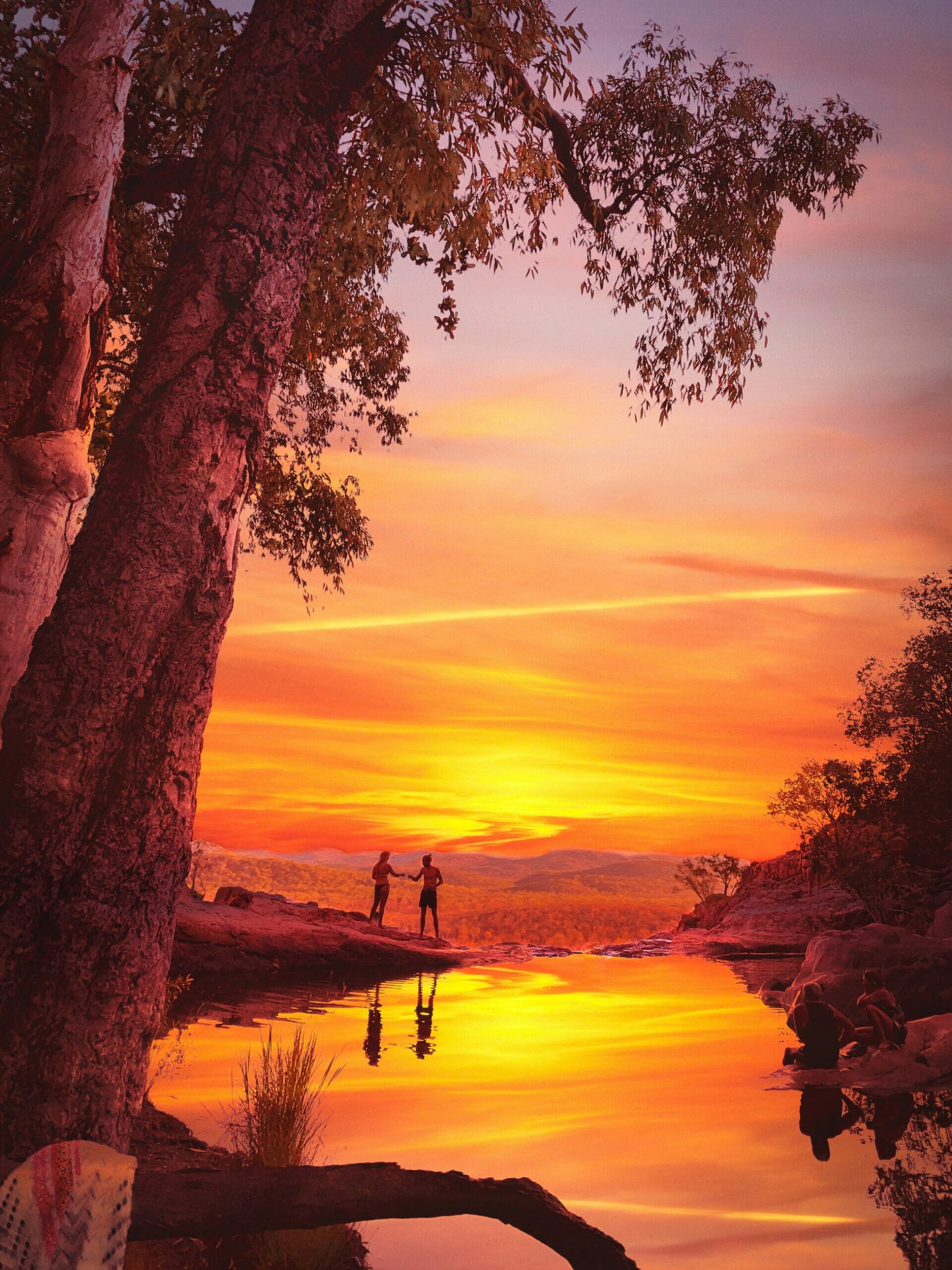 Sunset over Kakadu National Park, NT Australia