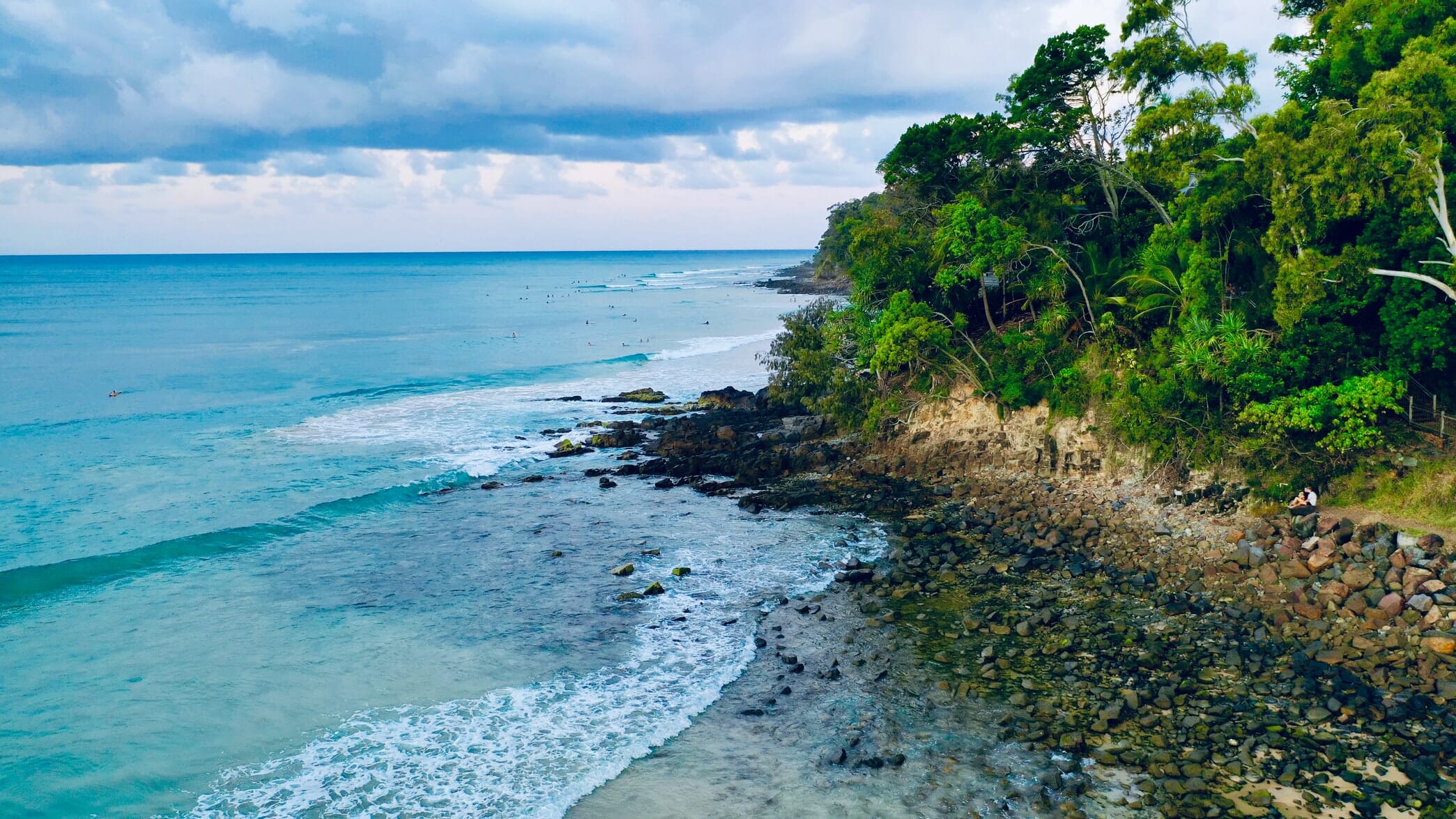 Pristine Coastline at the Sunshine Coast, QLD